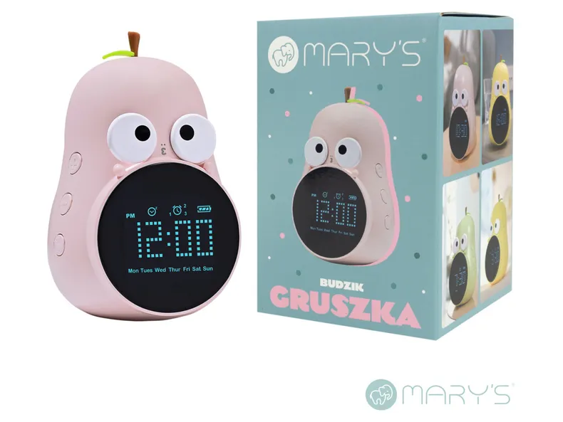 BRW Будильник Mary's Pear pink 096836 фото №3