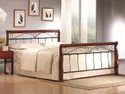 Ліжко двоспальне SIGNAL VENETIA, антична вишня, 160X200 см, метал+дерево фото thumb №1