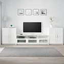 IKEA BRIMNES БРІМНЕС, комбінація шаф для телевізора, білий, 336x41x95 см 292.782.19 фото thumb №2