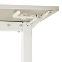 IKEA TROTTEN ТРОТТЕН, стіл регульований, бежевий / білий, 160x80 см 294.341.30 фото thumb №5