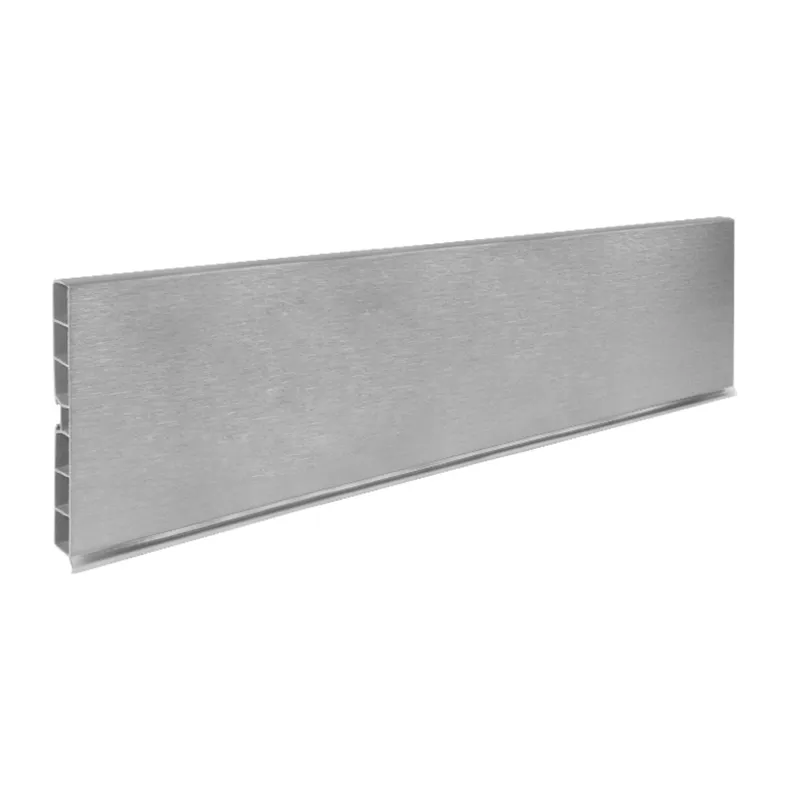 BRW плінтус H100 400 см inox COKOL-IX-H100_4000_PL-KOR01 фото №1