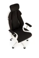 Крісло офісне, комп'ютерне HALMAR CHRONO, чорний/білий фото thumb №5