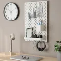 IKEA SKÅDIS, комбинация перфорированных плит, белый, 36x56 см 095.901.31 фото thumb №2