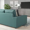 IKEA KIVIK КИВИК, 3-местный диван, Килинг серо-бирюзовый 394.430.49 фото thumb №4