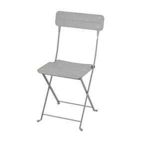 IKEA SUNDSÖ СУНДСЕ, стілець, вуличний, сірий 905.033.51 фото