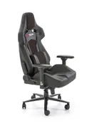 Комп'ютерне крісло екошкіра HALMAR BALDUR сірий / чорний фото thumb №1