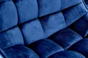 Стул барный велюровый, хокер HALMAR H-95 темно-синий фото thumb №6