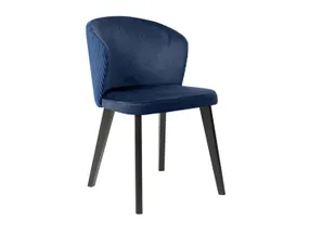 BRW Кресло с бархатной обивкой Ragit темно-синего цвета, черный TXK_RAGIT-TX058-1-RIVIERA_81/ANAFI_15 фото