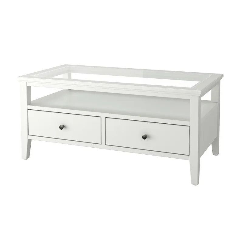 IKEA IDANÄS ИДАНЭС, журнальный стол, белый, 107x55 см 204.878.73 фото №1