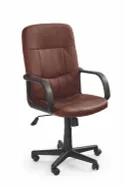 Кресло компьютерное офисное вращающееся HALMAR DENZEL коричневый, экокожа фото thumb №1