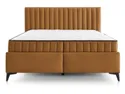 BRW Кровать двуспальная с 2 матрасами и подъемным механизмом BRW JOY, 180x200 см, коричневый LO_KT-JOY-180X200-G2-ELEMENT_07 фото thumb №1