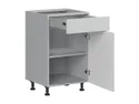 BRW Базовый шкаф Top Line для кухни 50 см правый с ящиком soft-close светло-серый матовый, греноловый серый/светло-серый матовый TV_D1S_50/82_P/STB-SZG/BRW0014 фото thumb №3