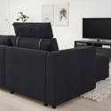 IKEA VIMLE ВІМЛЕ, 3-місний диван із кушеткою, з узголів'ям САКСЕМАРА / чорно-синій 293.991.36 фото thumb №3