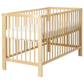 IKEA GULLIVER ГУЛЛІВЕР, ліжко для немовлят, береза, 60x120 см 405.497.47 фото