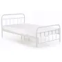 Ліжко металеве 120x200 см MEBEL ELITE PABLO, Білий фото