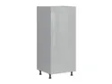 Кухонна шафа BRW Top Line 60 см ліва глянцева сіра для вбудованого холодильника, гренола сірий / глянцевий сірий TV_DL_60/143_L-SZG/SP фото thumb №2