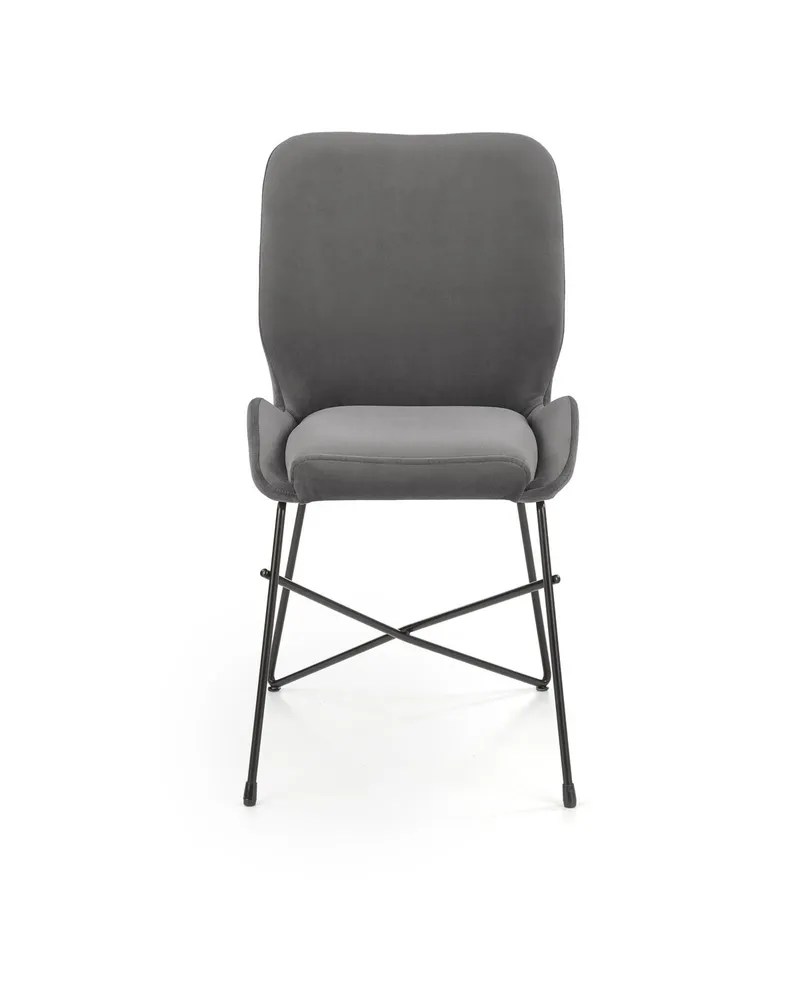 Кухонний стілець HALMAR K454 чорний, сірий фото №9