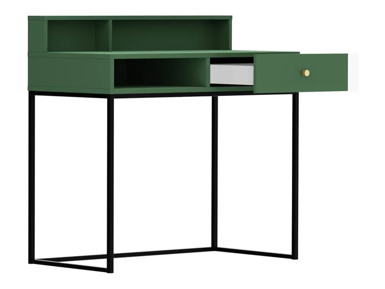 Письмовий стіл BRW Modeo, 100х55 см, зелений BIU1S_11A-LAB/LAB фото №3