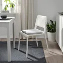 IKEA STAGGSTARR СТАГГСТАРР, подушка на стілець, світло-сірий, 36x36x2.5 см 805.087.21 фото thumb №4