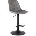 Барний стілець оксамитовий MEBEL ELITE ARCOS 2 Velvet, сірий фото thumb №1