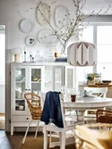 IKEA INGATORP ІНГАТОРП, розкладний стіл, білий, 110 / 155 см 402.170.69 фото thumb №2