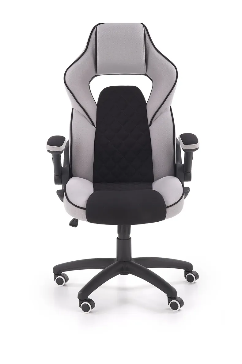 Кресло компьютерное офисное вращающееся HALMAR SONIC черный/серый, мембранная ткань фото №7