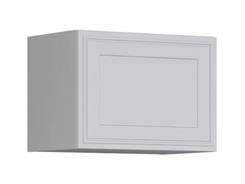 BRW Верхний кухонный шкаф Verdi 50 см наклонный ясень серый матовый, греноловый серый/светло-серый матовый FL_GO_50/36_O-SZG/JSZM фото №2