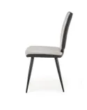 Кухонний стілець HALMAR K424 сірий/чорний (1шт=4шт) фото thumb №3