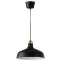 IKEA RANARP РАНАРП, подвесной светильник, черный, 38 см 203.909.51 фото thumb №1