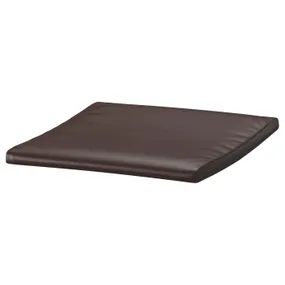 IKEA POÄNG ПОЭНГ, подушка-сиденье на табурет для ног, Глосе темно-коричневый 300.945.92 фото