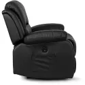 Масажне крісло MEBEL ELITE BONO, екошкіра: чорний фото thumb №9