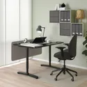 IKEA EILIF ЕЙЛІФ, екран для письмового стола, сірий, 120x48 см 404.710.60 фото thumb №9