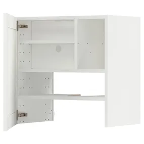 IKEA METOD МЕТОД, настінн шаф д / витяжки з полиц / дверц, білий Енкопінг / білий імітація дерева, 60x60 см 895.053.13 фото