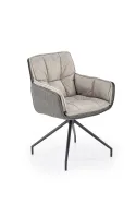 Кухонный стул HALMAR K523 серый/черный фото thumb №4