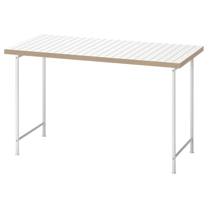 IKEA LAGKAPTEN ЛАГКАПТЕН / SPÄND СПЕНД, письмовий стіл, білий/антрацит, 120x60 см 895.636.28 фото №1