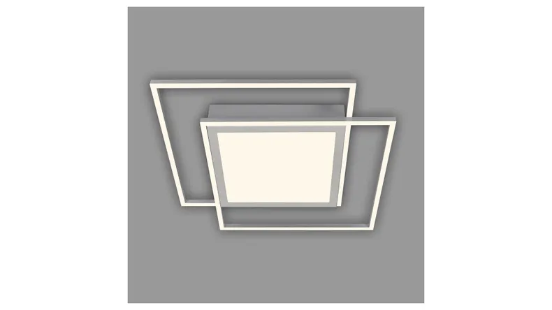 BRW Frame Center Led 2-позиционный потолочный светильник серебристый 085505 фото №2
