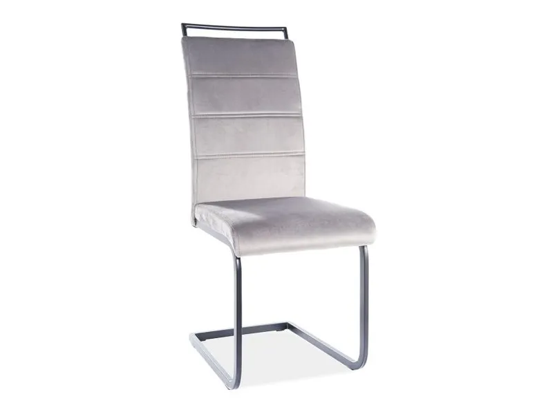 Кухонный стул SIGNAL H-441 Velvet, серый фото №1