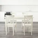 IKEA INGATORP ІНГАТОРП / INGOLF ІНГОЛЬФ, стіл+4 стільці, білий, 155 / 215 см 299.173.07 фото thumb №9