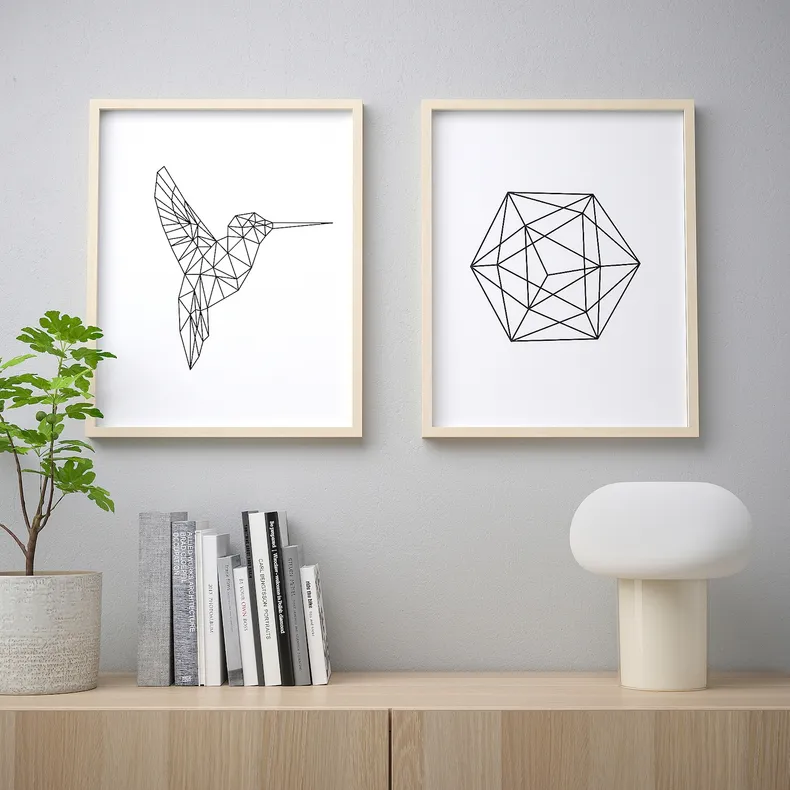 IKEA BILD БІЛЬД, постер, геометричний, 40x50 см 904.360.69 фото №2