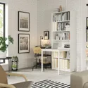 IKEA BILLY БИЛЛИ, стеллаж с письменным столом, белый, 80x202 см 295.639.33 фото thumb №3