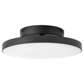IKEA KABOMBA КАБОМБА, LED стельовий світильник, Матовий/чорний, 36 см 604.852.78 фото