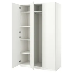 IKEA PAX ПАКС / FORSAND ФОРСАНД, гардероб, комбінація, білий/білий, 150x60x236 см 794.943.05 фото