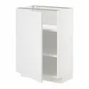 IKEA METOD МЕТОД, напольный шкаф с полками, белый / Стенсунд белый, 60x37 см 994.683.53 фото thumb №1