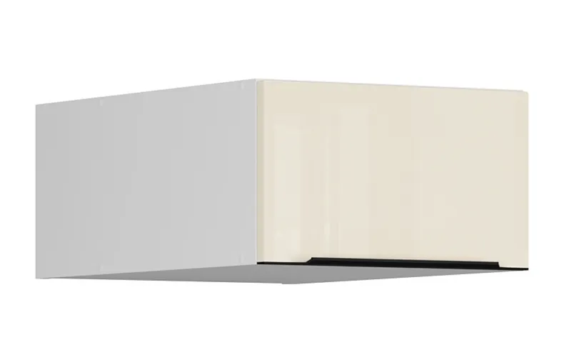 BRW Наклонный кухонный шкаф Sole L6 40 см магнолия жемчуг, альпийский белый/жемчуг магнолии FM_NO_40/23_O-BAL/MAPE фото №2