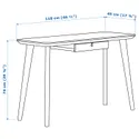 IKEA LISABO ЛИСАБО, письменный стол, ясеневый шпон, 118x45 см 302.990.70 фото thumb №7