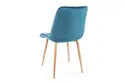Кухонный стул SIGNAL CHIC Velvet, Bluvel 86 - темно-синий фото thumb №28