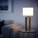 IKEA STILTJE СТИЛТЬЕ, лампа настольная, кремовый / латунный цвет 103.999.09 фото thumb №2