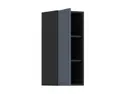 BRW Верхний кухонный шкаф Верди 30 см левый мистик матовый, черный/матовый FL_G_30/72_L-CA/MIM фото thumb №3