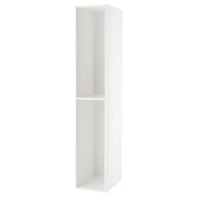 IKEA METOD МЕТОД, каркас високої шафи, білий, 40x60x220 см 102.125.58 фото