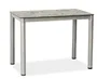 Стол обеденный стеклянный SIGNAL DAMAR, серый, 60x100 фото